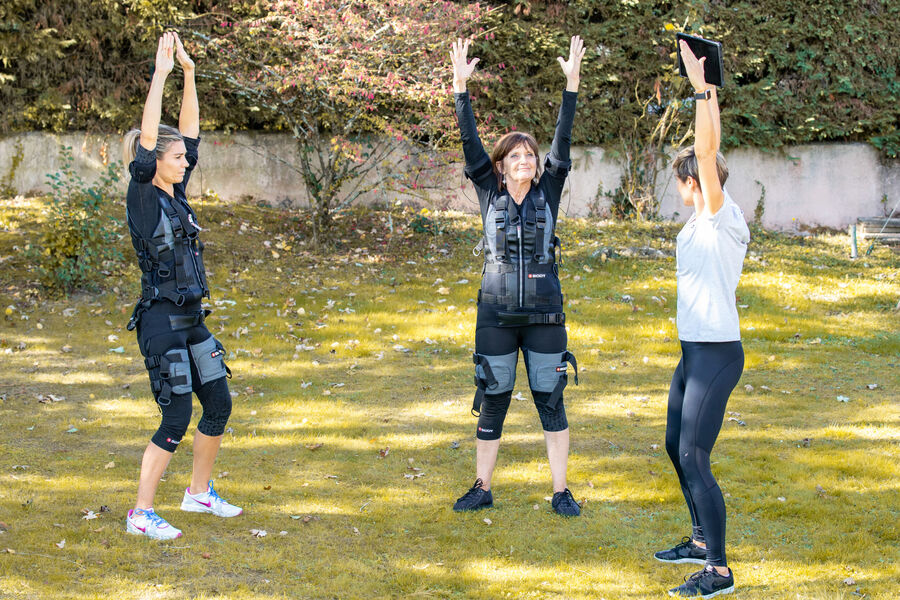 Séance de coaching en groupe avec Sandra